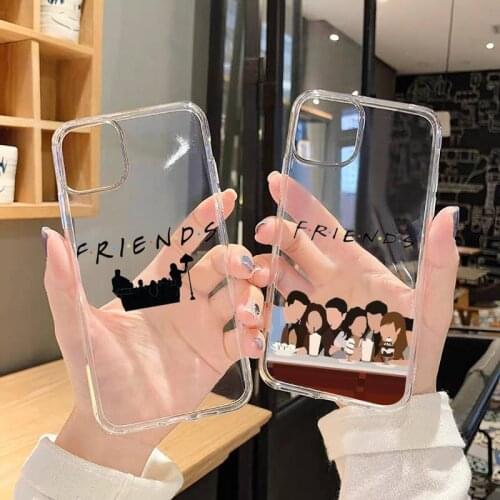 Central Perk Coffee friends tv show Phone Case Transparent for iPhone 6 7 8 11 12 s mini pro X XS XR MAX Plus SE cover funda