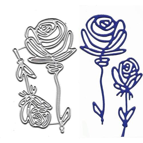 Flower Dies Cut Metal Cutting Stencil Card Making Fustelle Photo Album Decor Paper DIY Art Crafts Scrapbooking Stamps And Dies