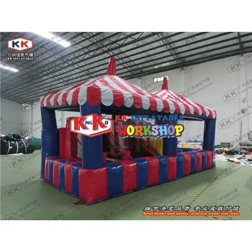 Childrens playground game booth Target throwing motion shooting ball basketball stand The inflatable target sports game booth
