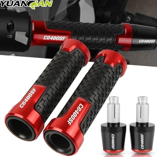For HONDA CB400 SF CB 400 SF CB400SF 1992-2008 Motorcycle Hand Bar End Handle Grips End Hand Cap 1993 1994 1995 1996 1997 1998
