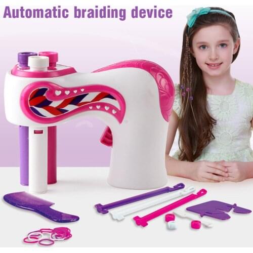 Electric Automatic Hair Braiding DIY Hairstyle Twist Braider Machine Hair braid Weave Roller Toys For Girls gift