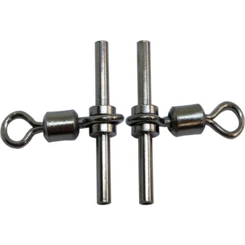 F2015 100 pieces/lot cross-line brass head and tuoe 3 way fishing swivel fishing connector fishhooks fishing accessories