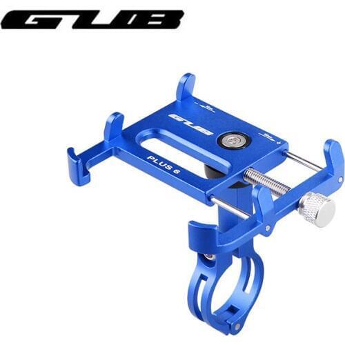 GUB Plus 6 Mobile phone bracket Rotatable Aluminum Mtb Bike Bicycle Phone Holder Motorcycle Support GPS Stand Bracket 7 colors