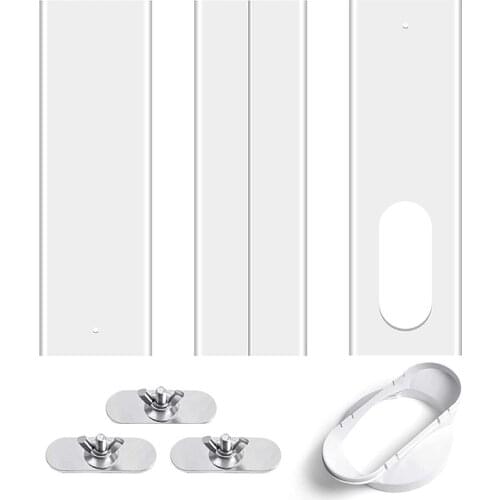 Air Conditioner Window Kit with Coupler Adjustable Window Seal for AC Unit,Sliding AC Vent Kit for Exhaust Hose