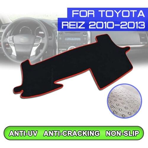 Car Dashboard Mat Anti-dirty Non-slip Dash Cover Mat UV Protection Shade for Toyota REIZ 2010 2011 2012 2013