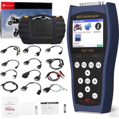 MASTER Handheld Motorcycles Scanner for KAWASAKI/HONDA/YAMAHA/SUZUKI/ ECU Code Analyzer Diagnosis Machine MST-500