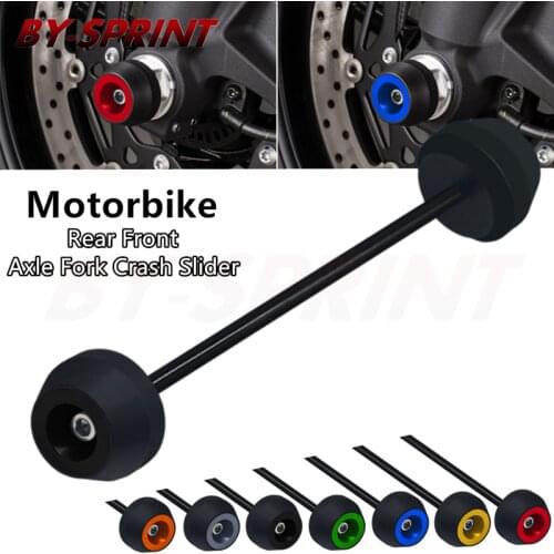 Motorcycle CNC Front Rear Axle Fork Wheel Crash Sliders Protector Pad Kit For HONDA CB1000R CB 1000R cb1000r 2008-2016