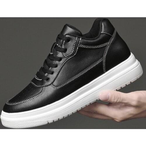 Men Elevator Shoes Heightening Shoes Height Increase Shoes Insoles 6-8CM Man Sneakers Height Increasing Shoes Height Shoes