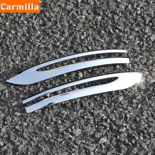 ABS Chrome Car Rearview Mirror Cover Strips for Nissan Kicks 2017 - 2021 Accessories Rear View Mirror Covers Trim 2Pcs/Set