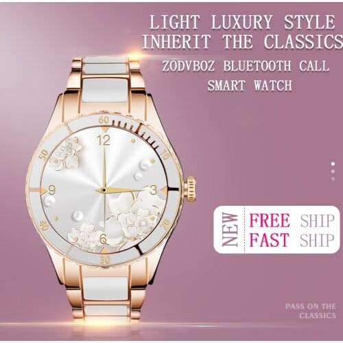 2021 New Sport Smart Watch Women Heart Rate Blood Pressure Monitor Bluetooth Call Music Player DIY Custom Dial Ladies Smartwatch