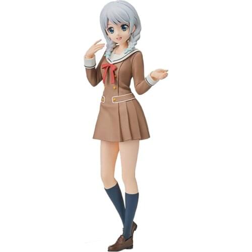 Original Anime Figure SEGA BanG Dream! Wakamiya Eve Action Figure PVC Model Doll Decoration Toy Childrens Birthday Gift