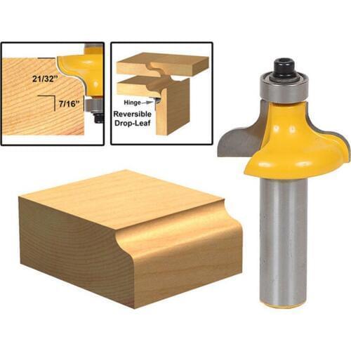 Jump Table Corner Milling Cutter Router Bit Set 1/2 Wood Cutter Shank Mill Woodworking Engraving For Door Cabinet Cutting Tools