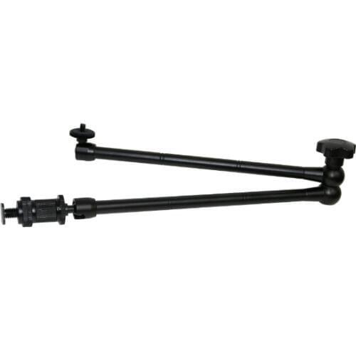 20" Inch Articulating Friction Magic Arm Adjustable w/Hot Shoe Mount 1/4'' Tripod Screw for DSLR Camera Rig/LCD/DV Monitor/LED