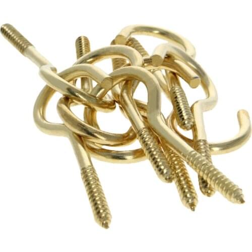 MroMax 10/15/20pcs Hot Self-tapping Nails Hooks Sheep Eyes Carbon Steel Plating 63x24x3.8mm/71x26x4.7mm/87x31x5mm Hardware Hooks