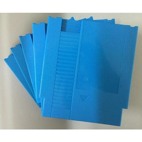 Blue color 72 Pins Game Cartridge Replacement Plastic Shell For NES