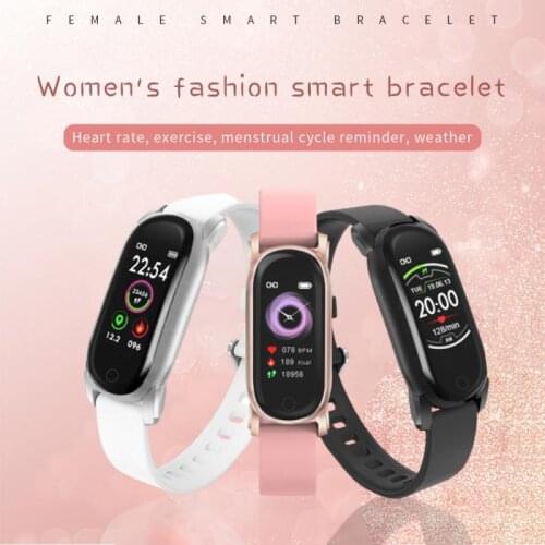 YH6 Smart Bracelet Menstrual Cycle Reminder Music Control Female Bracelet IP67 Waterproof Fitness Tracker Smart Watch Wristband