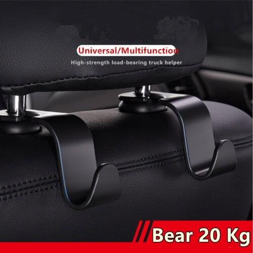Universal Car Seat Back Hanger Hook Backrest Multifunction Auto Seat Hook for Handbag Purse Bags Storage Car Interior