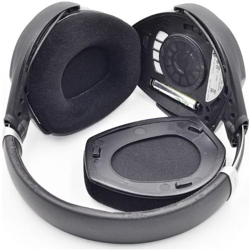 1Pair flanneleEarpads Ear Cushion for Senn-heiser HDR RS175 Headset Sponge cover LX9B