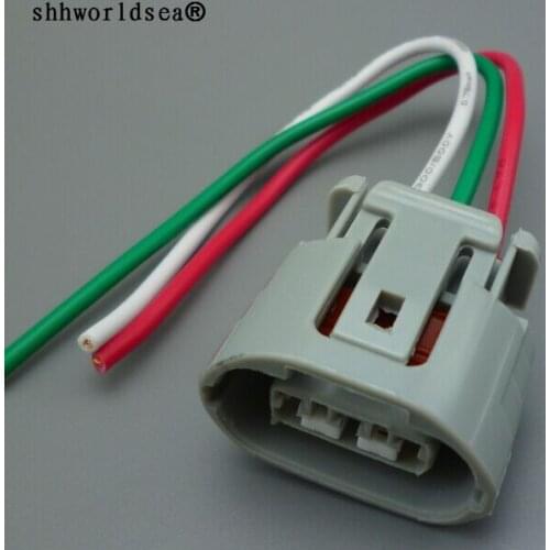 Shhworldsea 1PCS 3 Pin Style Alternator Plug Connector Regulator Harness For Toyota 1JZ 2JZ 1UZ 7M Supra Chaser Soarer Cressida