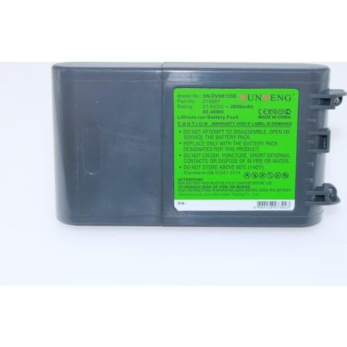 215681 215866-01/02 Battery for Dyson V8 V8 Animal V8 Absolute V8 range V8 Animal Exclusive V8 Absolute Cord
