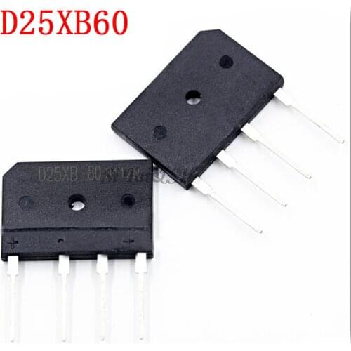 5pcs/lot D25XB60 D25SB60 D25XB80 D25SB80 25A 600V/800V Power Bridge Rectifier