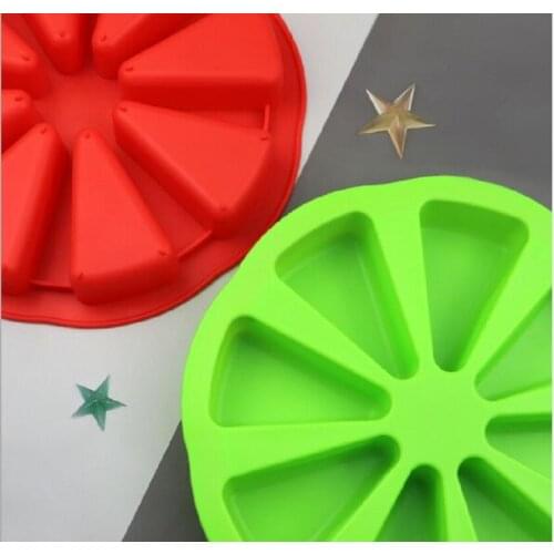 8-petal orange cake mold Silicone mold Tangerine shape bakeware