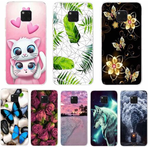For Huawei Mate 20 Pro Case Soft Back Cover TPU Silicone Case For Huawei Mate 20 20 Pro SNE-LX1 Phone Cases