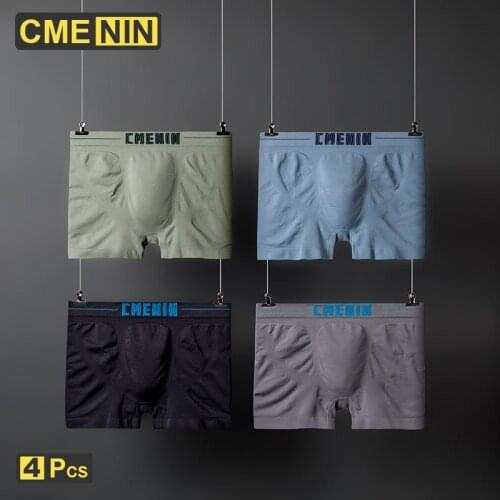 CMENIN 4pcs Man Boxer Shorts Underpants Mens Panties Men Boxer Underwear Nylon Mens Underpants Soft Boxer Breathable Underwea
