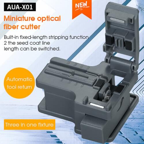 Fiber cleaver AUA-6C SKL-6C Cable Cutting Knife FTTT Fiber Optic Knife Tools cutter High Precision Cleavers 16 surface blade