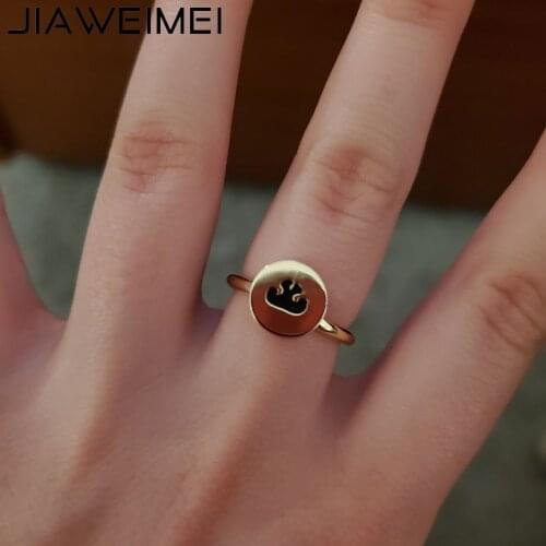 Custom Animal Paw Print Rings for Women 925 Silver 18k Gold Plated Jewelry Engraving Personalized Name Memory Gifts