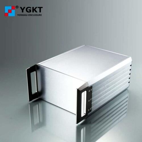 19 inch 3U aluminum instrument amplifier chassis 3U aluminum enclosure amp case DIY box 229*132*250mm