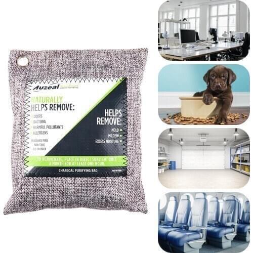 Breathe Charcoal Odor Eliminator Bags Activated Bamboo Charcoal Natural Freshener Removes Odor Moisture Odor Eliminator