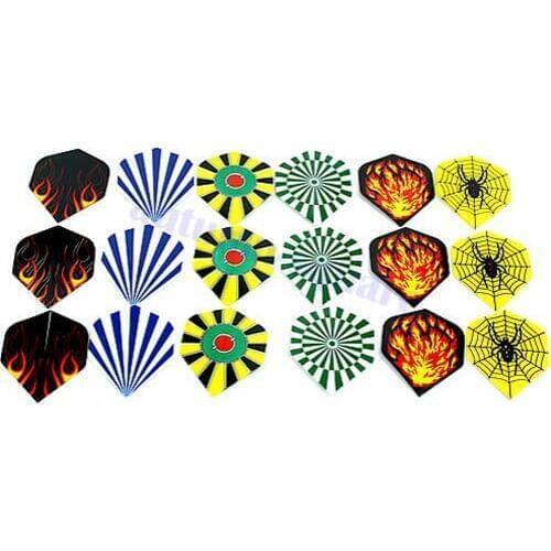 New 18 Pcs Nice Dart Flights Darts Flight Throwing Toy