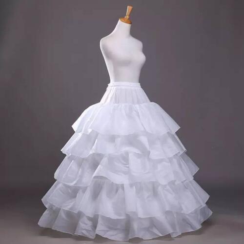 New Wedding Petticoat Bridal Hoop Ruffle Bride Underskirt Skirt