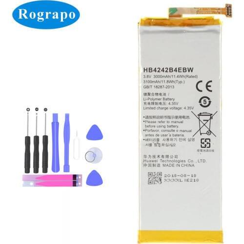 Original 3000mAh Mobile Phone Battery HB4242B4EBW For Huawei Honor 7i / 6 / 4X CHE1-CL20 6 Mulan H60-L02 H60-L12 ATH-AL00