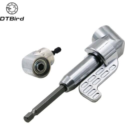 105 Degree Angle Extension Screw Driver Socket Holder Adapter Adjustable Bits Nozzles for Screwdriver Bit Right Angle Head DT6