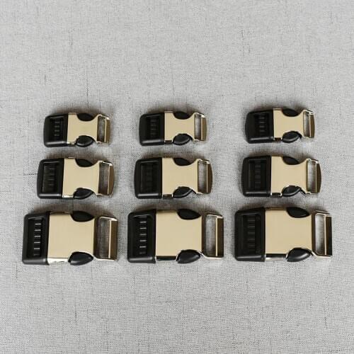 50 Pcs/Lot 15mm/20 mm/25 mm Plastic Release Buckle For Paracord Bracelet Dog Cat Collar Sewing Diy Accessories Seat Belt Buckle