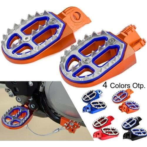 Footrest Foot Pegs Rest Pedal For KTM 125 150 250 350 450 530 SX SXF EXC EXCF XC XCF XCW 690 990 Enduro Adventure Supermoto SMC