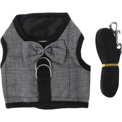 Rabbit Leash Lead Vest Small Animals Mesh Cotton Hamster Harness Leash Pet Strap