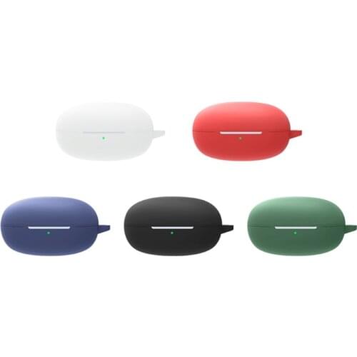 Shockproof Soft Silicone Case Cover for -realme Buds Air 2 Neo Wireless Earbud Charging Case Anti-fall Earbuds Accessory