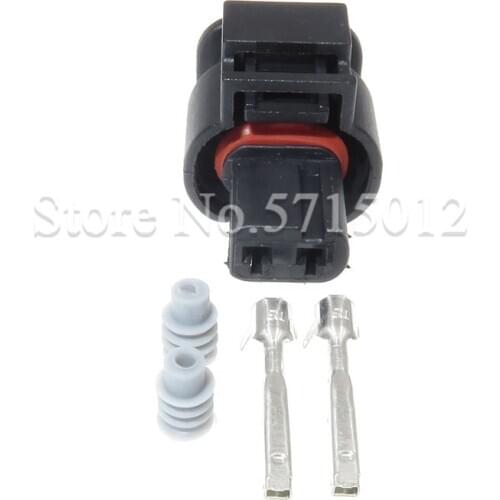 2 Hole 872-857-561 Auto Camshaft Solenoid Valve Plug Auto Waterproof Cable Connector For VW Audi