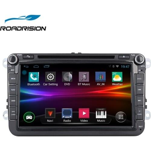 RoadRision Android 8.1 Car DVD GPS for VW Volkswagen POLO GOLF PASSAT CC JETTA TIGUAN TOURAN Bora Caddy EOS Seat Skoda Radio DSP