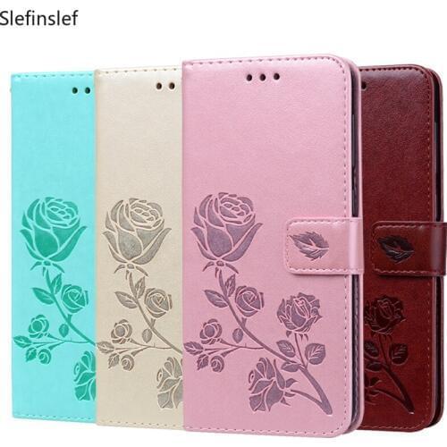 Luxury Rose Leather Cases For Huawei Honor 7C 7A 20 Pro 8S 8A 8C 8X 10i 10 P20 Lite Y5 Y6 2018 Y7 2019 Wallet Case Flip Cover