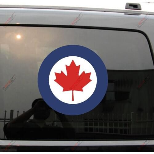 Royal Canadian Air Force Roundel Decal Sticker Car Vinyl Reflective Glossy pick size