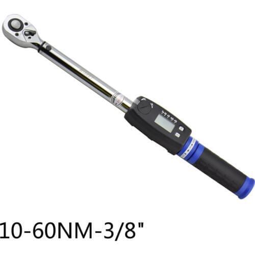 High precesion digital preset torque wrench 10-60NM 3/8" Ratchet Wrench Adjustable torque spanner CSC-060