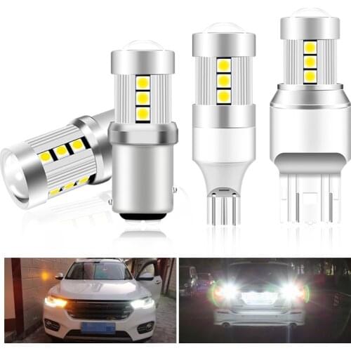 1Pcs T15 921 912 BA15S 1156 1157 Signal Lamp Bulb Super Bright 3030 15SMD Canbus Auto Backup Reserve Lights Tail Lamp