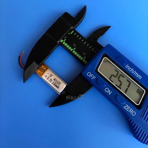 401025 Bluetooth batteries, 3.7V polymers, smart Bracelet watches, self timer pole, universal rechargeable mail Rechargeable Li