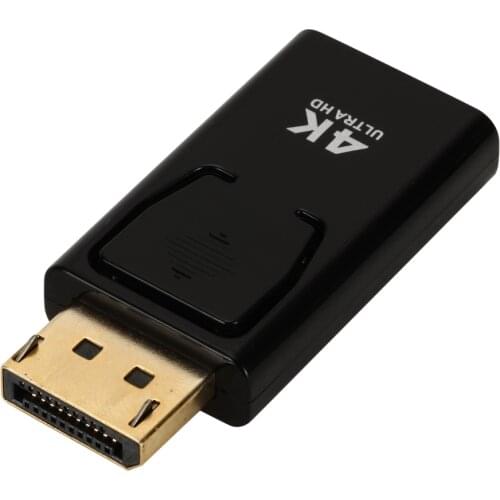 4K DisplayPort to HDMI-Compatible Adapter Converter Display Port DP to HD Female Cable Adapter Video Audio For PC TV Projector