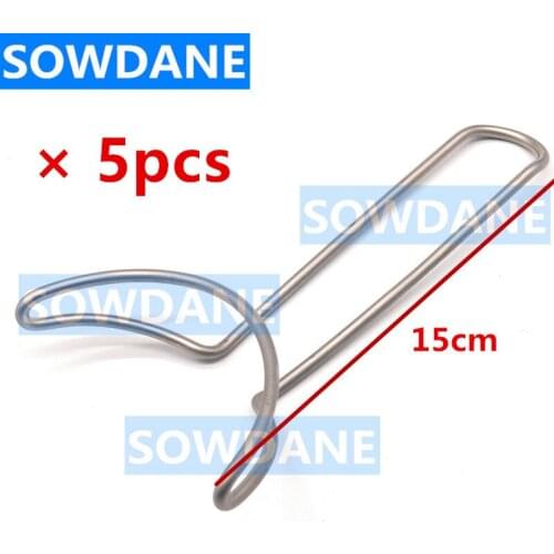 5 pieces Dental Surgical Large Mouth Gag Dental Opener Teeth Retractor Dentist Implant Instrument Tool Autoclavable 8cm Width