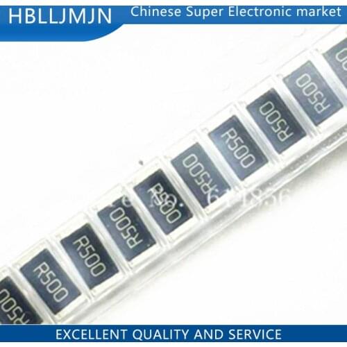 50Pcs 2512 SMD chip fixed resistor 1W 5% 0.1R 0.01R 0.05R 0.001R 0.33R 1R 0R 10R 100R 2W 0.01 0.1 0.33 0.05 10 100 ohm